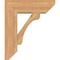 Ekena Millwork Legacy Slat Smooth Bracket w/ Offset Brace, Western Red Cedar, 7 1/2"W x 22"D x 26"H BKT0806X22X26LEC06SWR - alternate 2